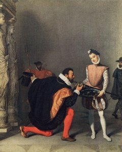 Don Pedro de Tolède baisant l'épée d'Henri IV