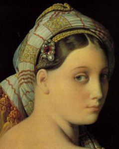 Madame Jacques-Louis Leblanc, née Françoise Poncelle [detail] 2