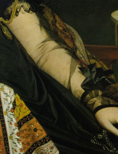 Madame Jacques-Louis Leblanc, née Françoise Poncelle [detail] 2