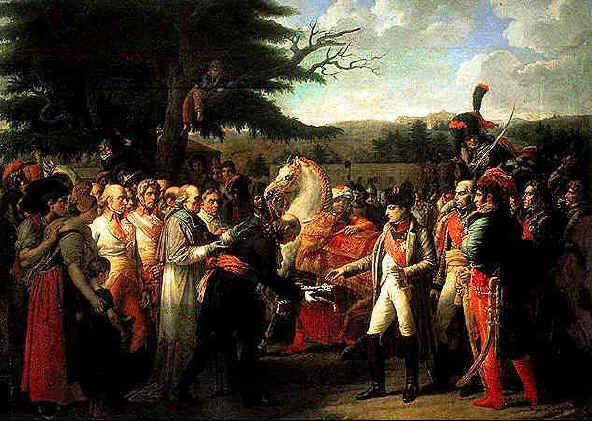 Napoleon receives the keys of Vienna