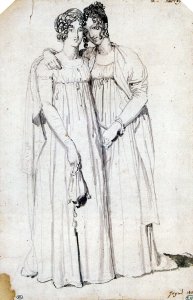 Henriette Harvey and her half sister Elizabeth Norton