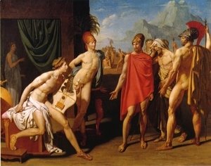 Jean Auguste Dominique Ingres - Achilles Receiving the Envoys of Agamemnon I